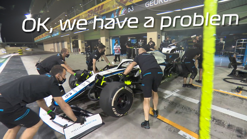 2020 Abu Dhabi Grand Prix FP2: Power unit problem ends Russell's practice