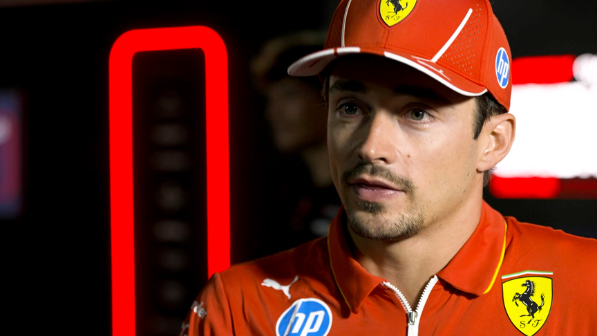 Leclerc talks us through his mixed day in Baku after crash in FP1 before topping FP2