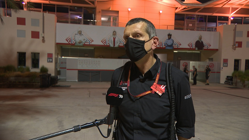 Guenther Steiner: 'I just thought, I hope we get lucky' after Grosjean crash