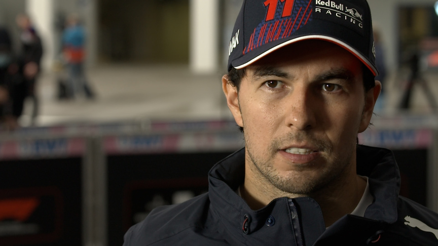 Sergio Pérez happy with 'special podium' after tricky first stint in Turkish GP