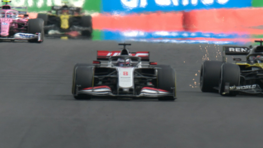 Great Britain 2020: Sainz and Ricciardo vent at Grosjean