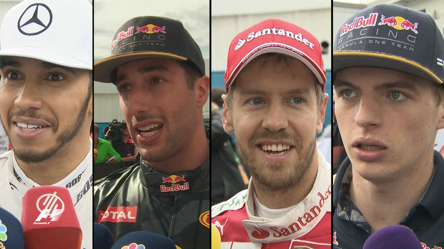 Drivers report back after the race in Mexico
