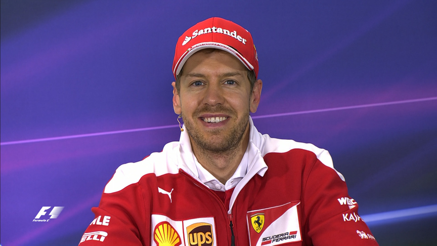 Sebastian Vettel interview nach dem Qualifying in Australien