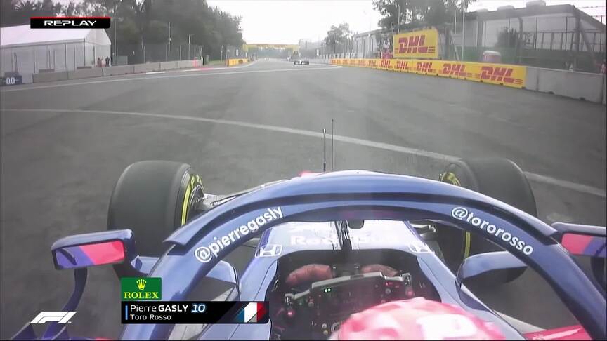 FP1: Gasly spin-turns his way out of trouble