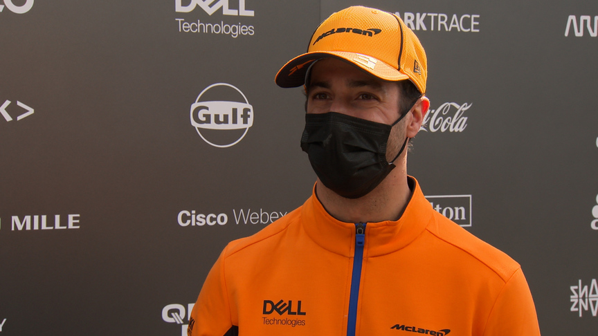 Daniel Ricciardo: McLaren a 'little off the pace' in Imola practice