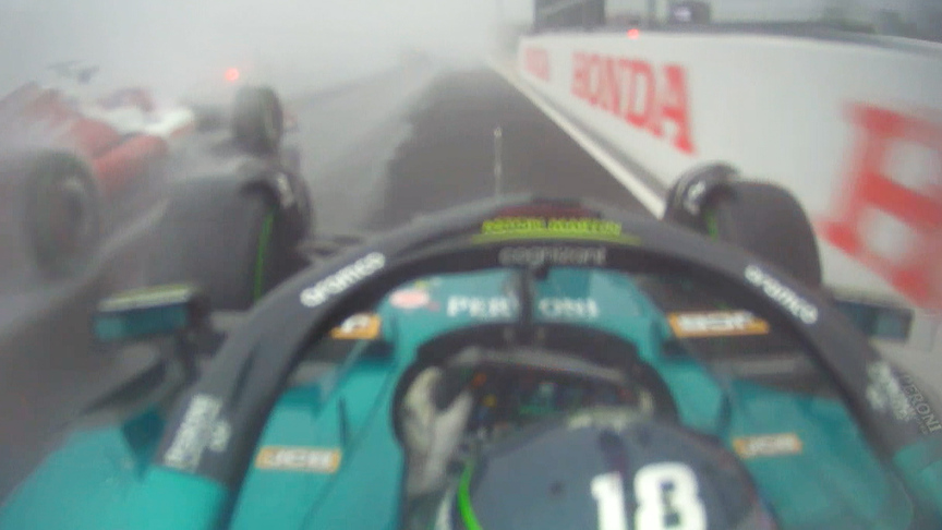 2022 Japanese Grand Prix: Lance Stroll makes lightning start to go from 19th to P11 on opening lap