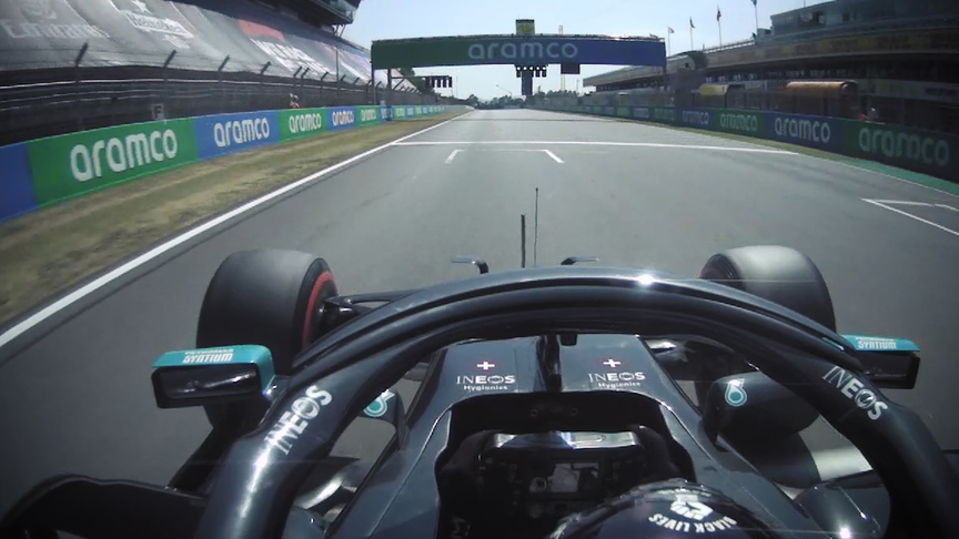 ONBOARD: Lewis Hamilton 2020 Pirelli pole position lap at Spanish GP
