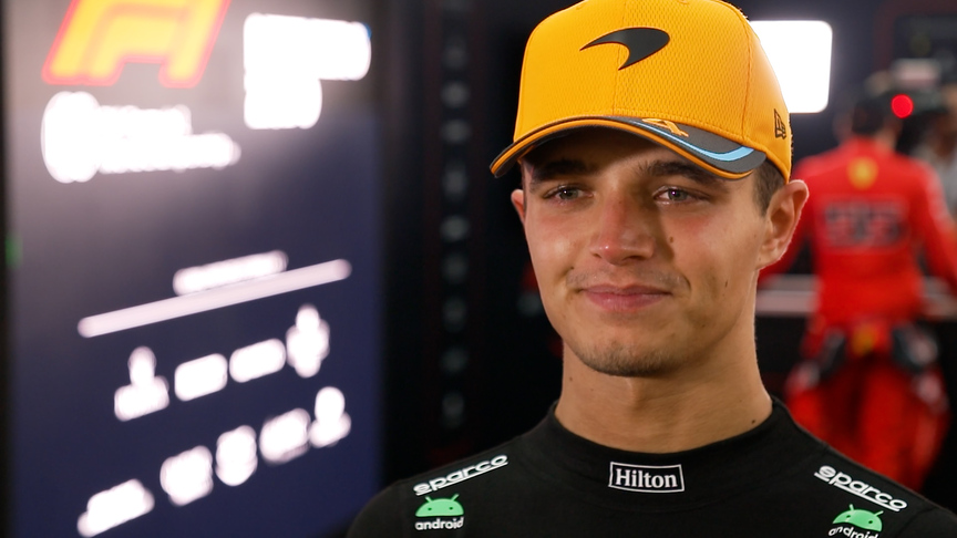 Norris left ‘super happy’ after former team mate Sainz helps him claim Singapore podium