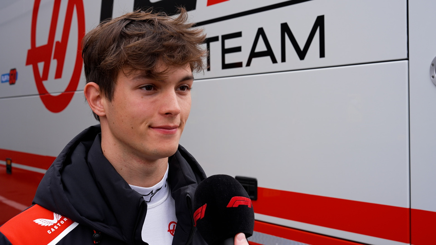 Bearman impressed with Haas' 'very clean running" so far in Barcelona's Shakedown