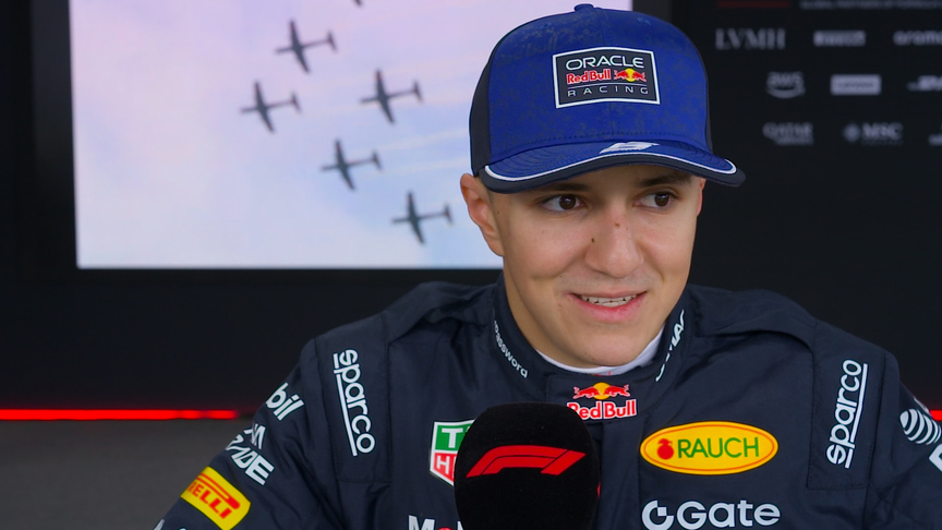 P3 Hadjar: ‘It’s a perfect start to my Red Bull career’ 