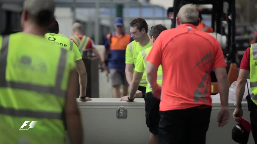 Getting Lotus to Melbourne - the Logistics
