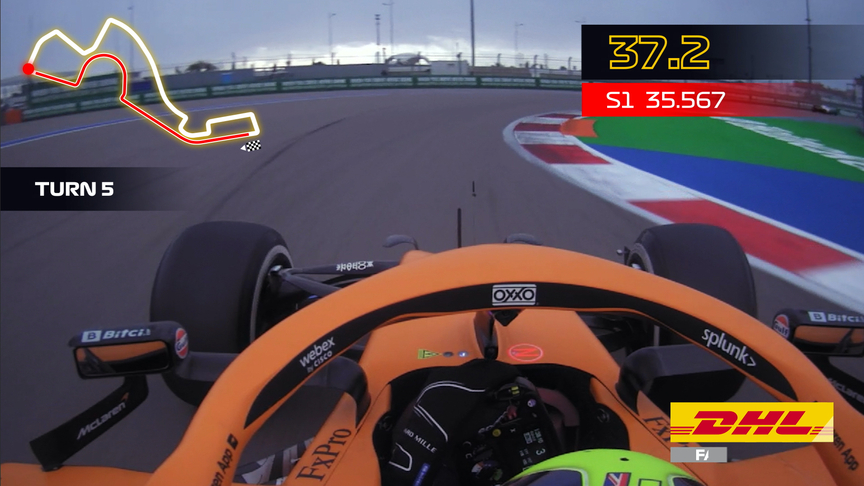 Lando Norris takes DHL Fastest Lap Award at 2021 Russian Grand Prix