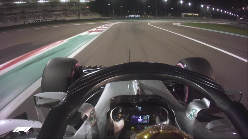 ONBOARD: Lewis Hamilton's Abu Dhabi pole lap