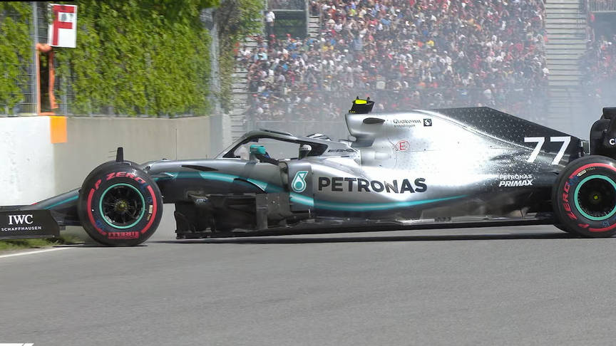 Qualifying: Bottas suffers wild spin at beginning of Q3
