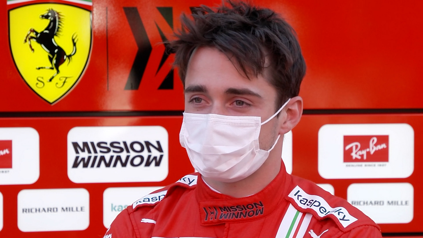 Charles Leclerc ‘having fun’ at Portuguese GP practice