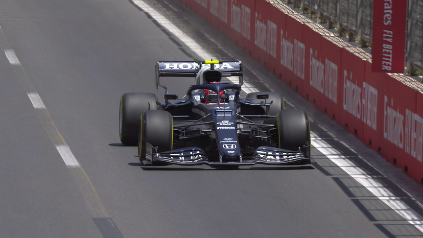 2021 Azerbaijan GP FP1: Pierre Gasly feels the heat in Baku
