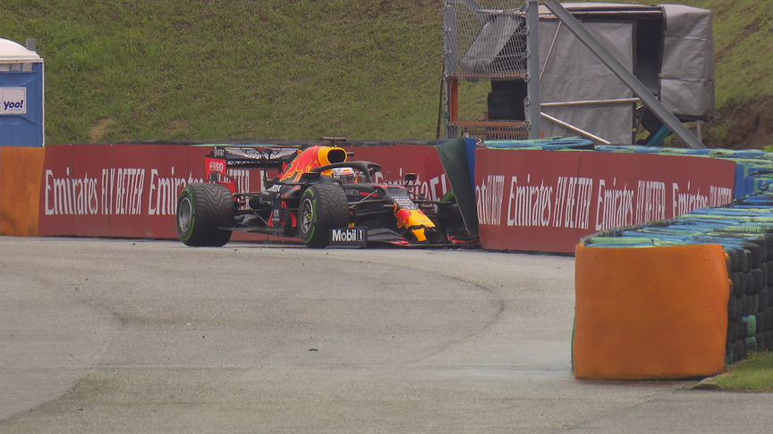 Hungarian GP: Verstappen crashes before the race