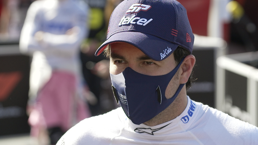 Sergio Perez 'definitely in the fight for a podium' in Sunday's Italian GP
