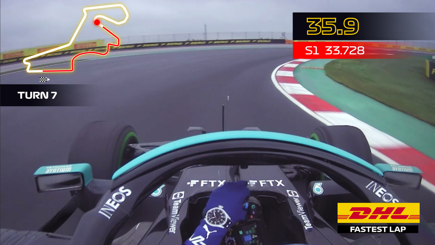  Valtteri Bottas takes DHL Fastest Lap Award at 2021 Turkish Grand Prix