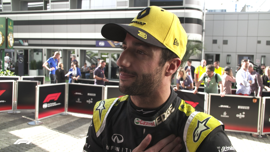 Daniel Ricciardo: Race was over from the start