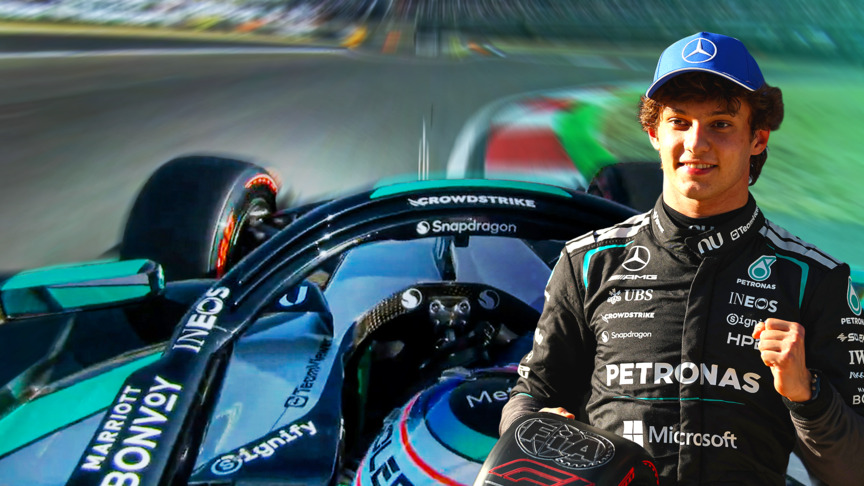 ONBOARD: Kimi Antonelli's Pirelli Pole Position Award lap at the Chinese Grand Prix