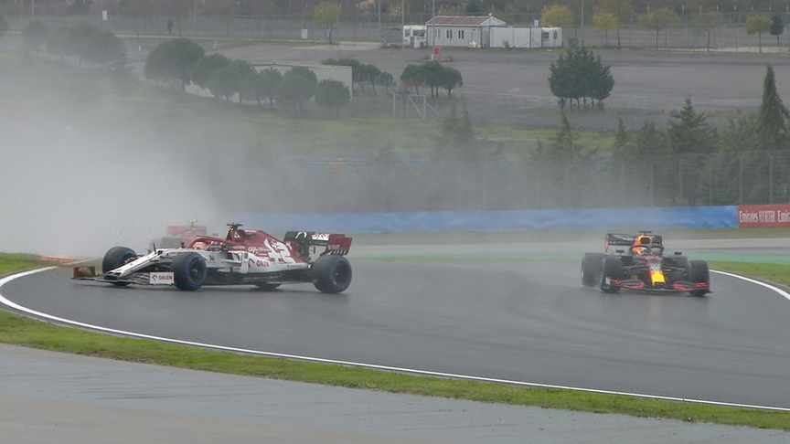 2020 Turkish Grand Prix Qualifying: Räikkönen has lucky escape from Q1 spin