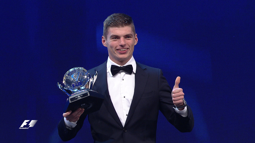 FIA Prize-Giving 2016: Max Verstappen wins two awards