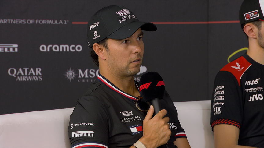 Perez 'having a good time' with Cadillac during testing