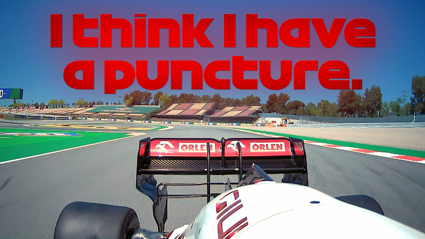 2021 Spanish GP FP3: Räikkönen suffers puncture in final practice