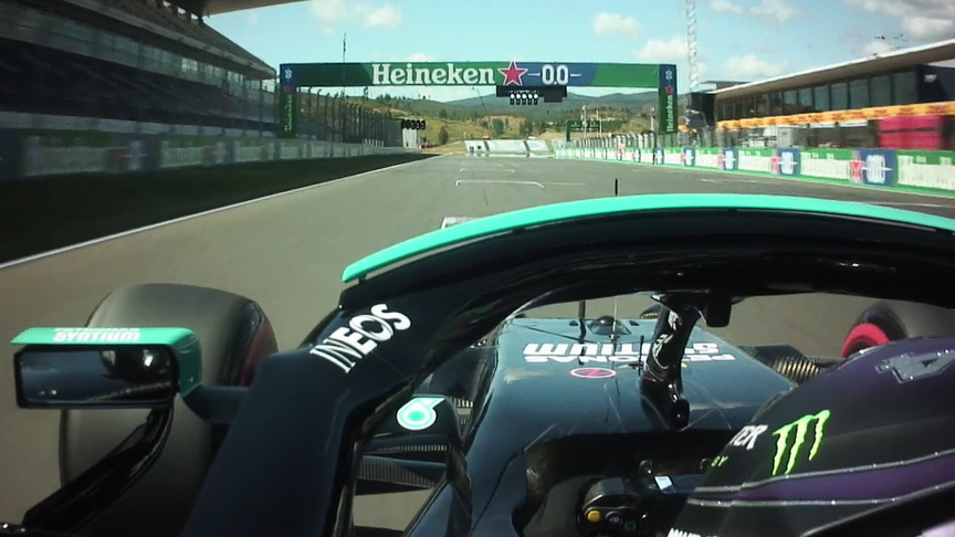 2021 Portuguese GP FP2: Onboard for Lewis Hamilton’s fastest lap