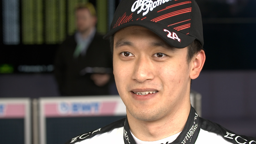 Zhou Guanyu 'super pleased' to reach Q3 in consecutive races