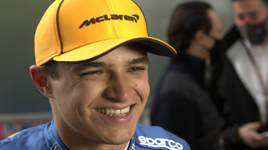 An F1 Sprint of two halves for Lando Norris after 'surprisingly quick' start in Brazil